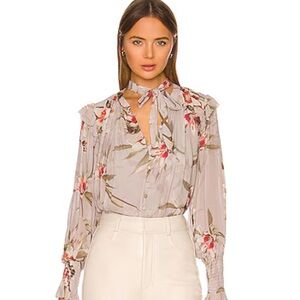 All Saints Lara Kuroyuri Floral Blouse.